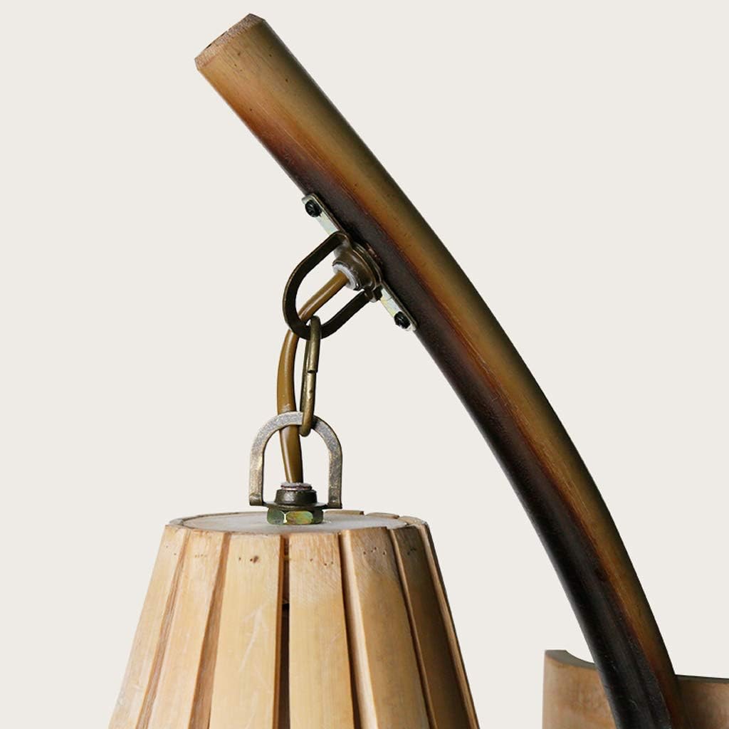 Lámpara Decorativa Artesanal de Pared (Aplique), Rome Skir, E27, Dimensiones: 270x490mm, Material: Bamboo