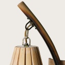 Lámpara Decorativa Artesanal de Pared (Aplique), Rome Skir, E27, Dimensiones: 270x490mm, Material: Bamboo