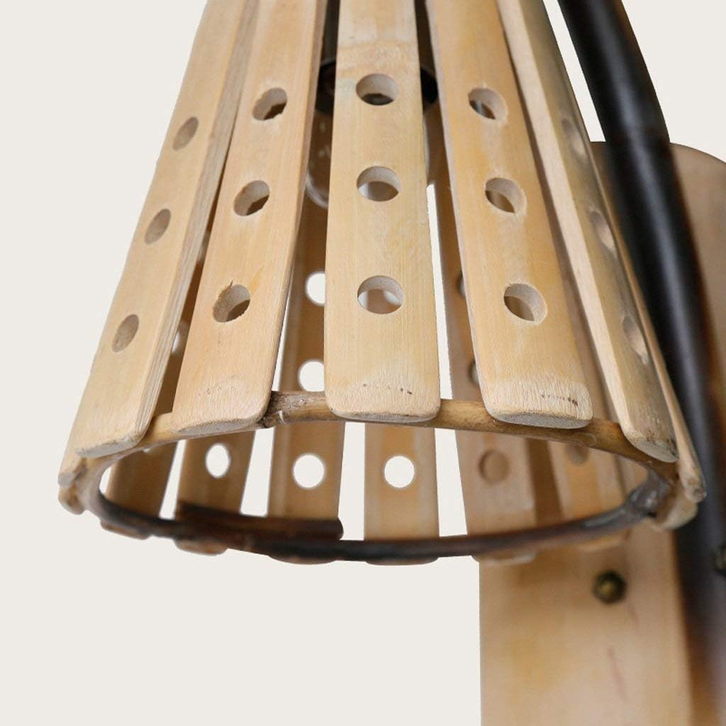 Lámpara Decorativa Artesanal de Pared (Aplique), Rome Skir, E27, Dimensiones: 270x490mm, Material: Bamboo