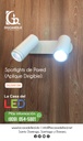 Lámpara LED Decorativa Spot Light, DG50913W, 10W, 2x5W, 3000K Blanco Cálido, 85-265Vac, Dimensiones: Φ220X60XH160MM, IP20