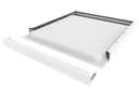 Base de Superficie p/Panel LED de Luz Directa (BackLit), 600x600mm, Blanco