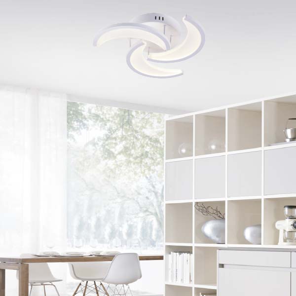 Lámpara LED Decorativa de Superficie, DG50714C, 30W, 4000K Blanco Natural, 85-265Vac, Dimensiones: 420x420x100mm, IP20