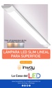 Lámpara Slim Lineal de Superficie LED, 36W, 47.24&quot;(1200mm), 6000K Blanco Frío, Difusor Opal, 100-265Vac, IP20, 120 Grados, Incluye: Clips