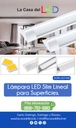 Lámpara Slim Lineal de Superficie LED, 36W, 47.24"(1200mm), 6000K Blanco Frío, Difusor Opal, 100-265Vac, IP20, 120 Grados, Incluye: Clips