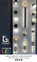 Lámpara LED Decorativa Spot Light, DG50913W, 10W, 2x5W, 3000K Blanco Cálido, 85-265Vac, Dimensiones: Φ220X60XH160MM, IP20