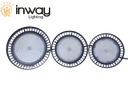 Lámpara High Bay SMD LED, Tipo UFO G, 200W, 6000K Blanco Frío, 100-277Vac, IP65, 90 Grados, Dimensiones: Ф305x160mm, con Certificación UL