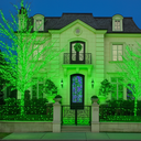 Extensión Navideña LED p/Exterior, 8W, 1700Lm, Verde, 200LED/10Metros, 110Vac, Con cable clear de cobre 3xφ0.2mm2, IP44