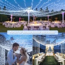 Extensión Navideña LED p/Exterior, 8W, 1,275Lm, 6000K Blanco Frio, 150LED/10Metros, 110Vac, Con cable clear de cobre 3xφ0.23mm2, IP65