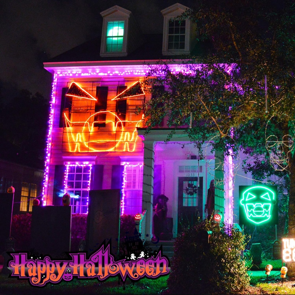 Extensión Navideña LED p/Exterior, 8W, 1700Lm, Púrpura, 200LED/10Metros, 110Vac, Con cable clear de cobre 3xφ0.2mm2, IP44