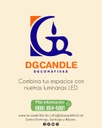 Lámpara LED Decorativa de Superficie, DG50164C, 5W, 4000K Blanco Natural, 85-265Vac, Dimensiones: Φ90x190mm, IP20, Blanco