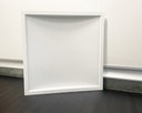 Troffer Curvo Panel LED Cuadrado p/Empotrar con Switch, 25W / 30W / 40W, Múltiple CCT NW 4000K / 5000K / CW 6000K, 125Lm/w, 100-277Vac, Dimmable de 0-10Vdc, 24&quot;x24&quot;(600x600mm), Borde Blanco, UL