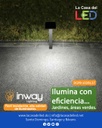 Bolardo LED, 7W, 3000K Blanco Cálido, 100-265Vac, 30x120 Grados Dimensiones: 60x600mm, Material: Aluminio, IP65, Negro