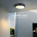 Lámpara LED de Pared o Techo (Aplique), Neptuno, 40W, 4000K Blanco Natural, 100-277Vac, IP65, Negro, 120 Grados, Dimensiones: 300x90mm, Uso exterior e interior