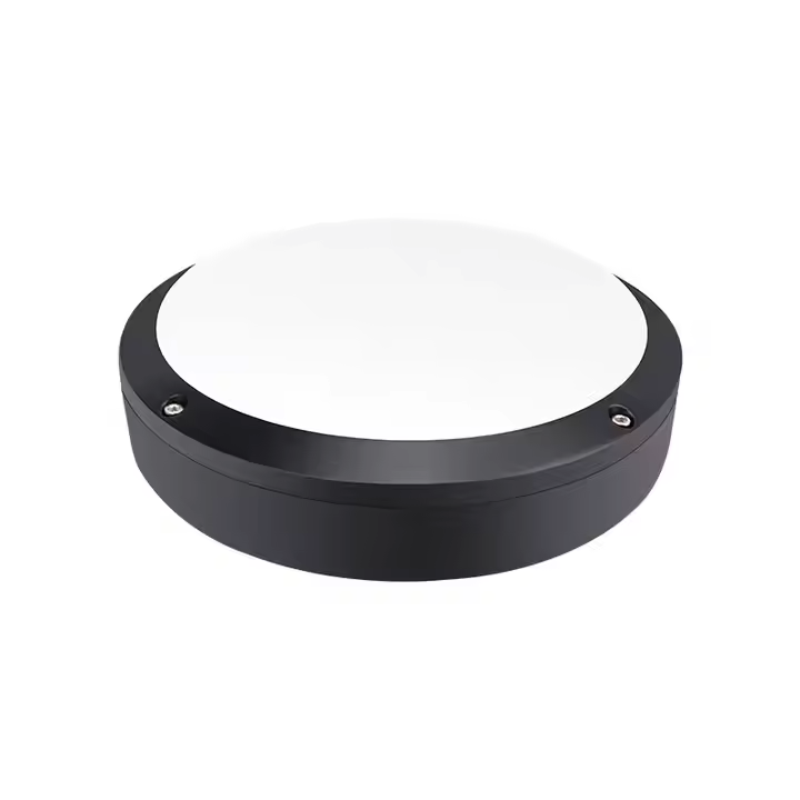 Lámpara LED de Pared o Techo (Aplique), Neptuno, 40W, 4000K Blanco Natural, 100-277Vac, IP65, Negro, 120 Grados, Dimensiones: 300x90mm, Uso exterior e interior