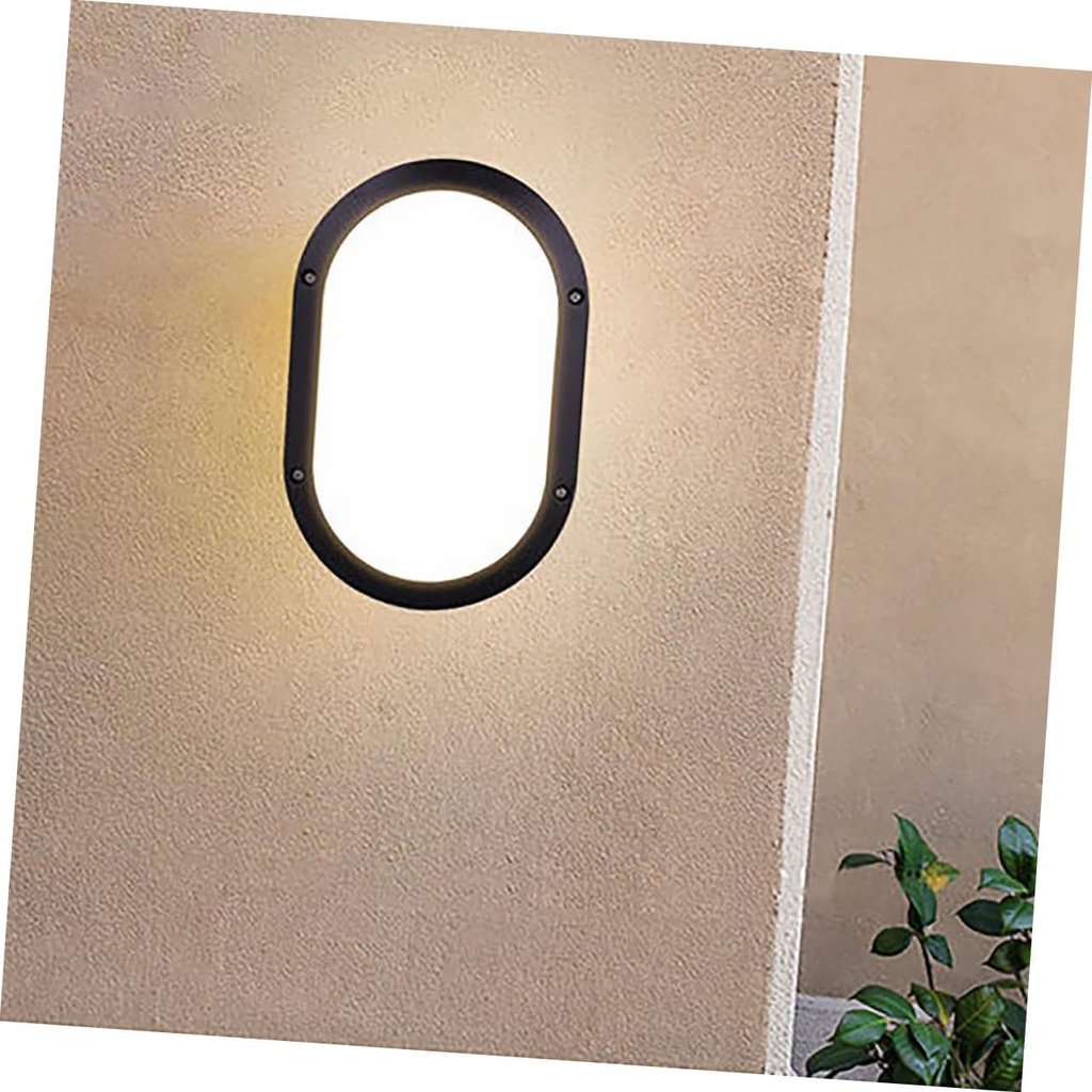 Lámpara LED de Pared (Aplique), Tortuga, 18W, 4000K Blanco Natural, 100-277Vac, IP65, Negro, 120 Grados, Dimensiones: 220x135x65mm, Uso exterior e interior