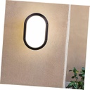 Lámpara LED de Pared (Aplique), Tortuga, 18W, 4000K Blanco Natural, 100-277Vac, IP65, Negro, 120 Grados, Dimensiones: 220x135x65mm, Uso exterior e interior