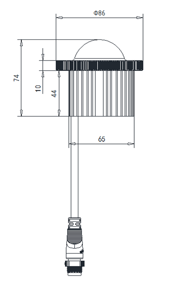 Modulo LED (22-27Vdc, 5000K, IP68, 20W, 750mA, M11A, 5311, 90 Grados)