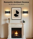 Lámpara LED Decorativa de Pared (aplique) Recargable, Up and Down, 3W, Múltiple CCT WW 3000K / NW 4000K / CW 6000K, Dimensiones: 650x72mm, IP20, Negro
