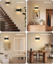Lámpara LED Decorativa de Pared (aplique) Recargable, Up and Down, 3W, Múltiple CCT WW 3000K / NW 4000K / CW 6000K, Dimensiones: 650x72mm, IP20, Negro
