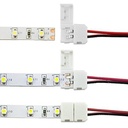 Conector p/Cinta LED SMD2835/3528, Unicolor, PCB 8mm y 2 vías