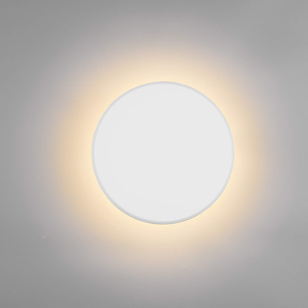 Lámpara LED Decorativa de Pared (Aplique), DG50215W, 3W, 6000K Blanco Frío, 85-265Vac, Dimensiones: Φ120X120XH60MM, IP20