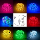 Manguera LED de Navidad de 2 pin, 4W/M, 306Lm/M, Azul, 110Vac, 36LED/Mts, Diámetro: ∮11mm, IP65, 360 Grados
