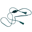 Power Cord cable verde p/Extensión Navideña LED, 1.5 Metros, 4A, 110Vac. Conectar Hasta 10 Extensiones de 200 leds, Para extensión DGPR-1029010