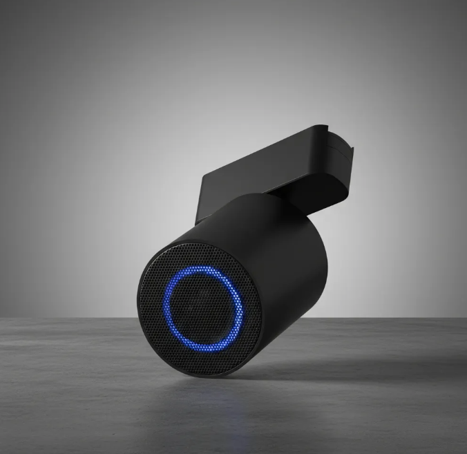 Bocina Bluetooth para riel magnético, 10W, 24-48Vdc, Φ65x75mm