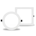 Panel LED Circular, p/Empotrar con Driver Integrado, 18W, 8.8" (225mm), 6000K Blanco Frío, 85-277Vac