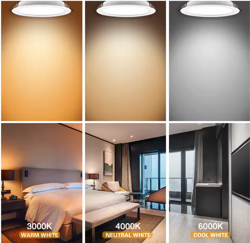 Panel LED Circular, p/Empotrar con Driver Integrado, 18W, 8.8" (225mm), 6000K Blanco Frío, 85-277Vac