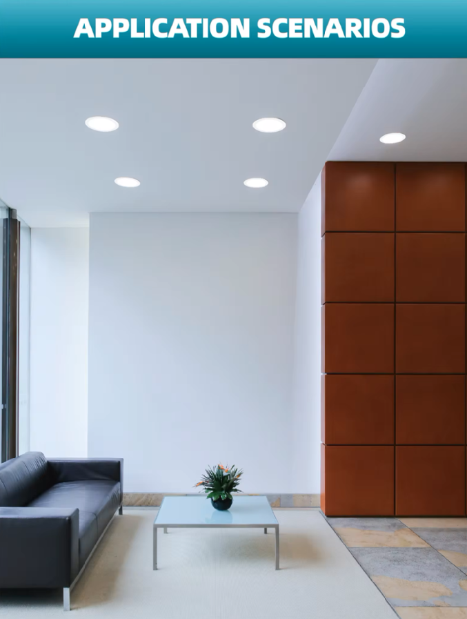 Panel LED Circular, p/Empotrar con Driver Integrado, 18W, 8.8" (225mm), 6000K Blanco Frío, 85-277Vac