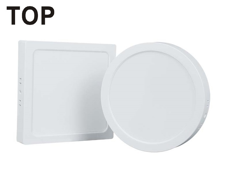 Panel LED Circular, p/Superficie con Driver Integrado, 18W, 8.6" (220mm), 6000K Blanco Frío, 85-277Vac