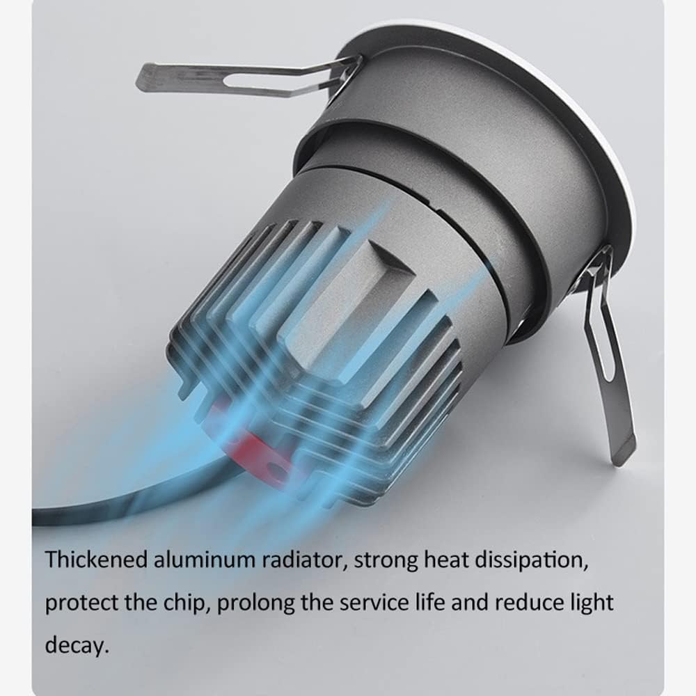 Spot Light LED, 12W, Múltiple CCT WW 3000K / NW 4000K / CW 6000K, 100-265Vac, Dimensiones: Φxmm, IP20, 24 Grados