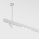 Riel de 20mm de ancho p/Lámpara Magnética de 48Vdc, 2.4 Metros, 2 cables, Instalación: Superficie, Blanco
