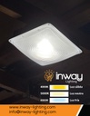 Lámpara Canopy LED SMD, 40W / 60W / 80W, Múltiple CCT WW 3000K / NW 4000K / CW 6000K, 100-277Vac, 120 Grados, IP65