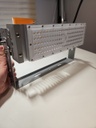 Reflector LED RayFlex de 1 módulo, 100W, 3000K Blanco Cálido, 100-277Vac, IP65, 60 Grados, Gris