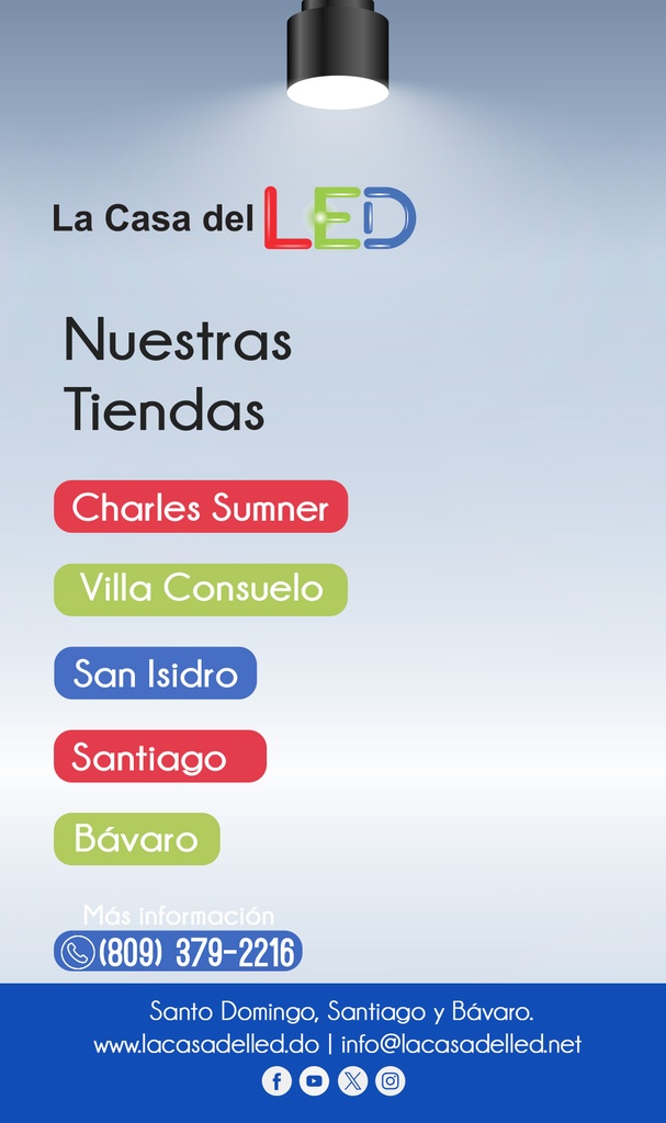 Lámpara Slim Lineal de Superficie LED, 36W, 47.24"(1200mm), 6000K Blanco Frío, Difusor Opal, 100-265Vac, IP20, 120 Grados, Incluye: Clips