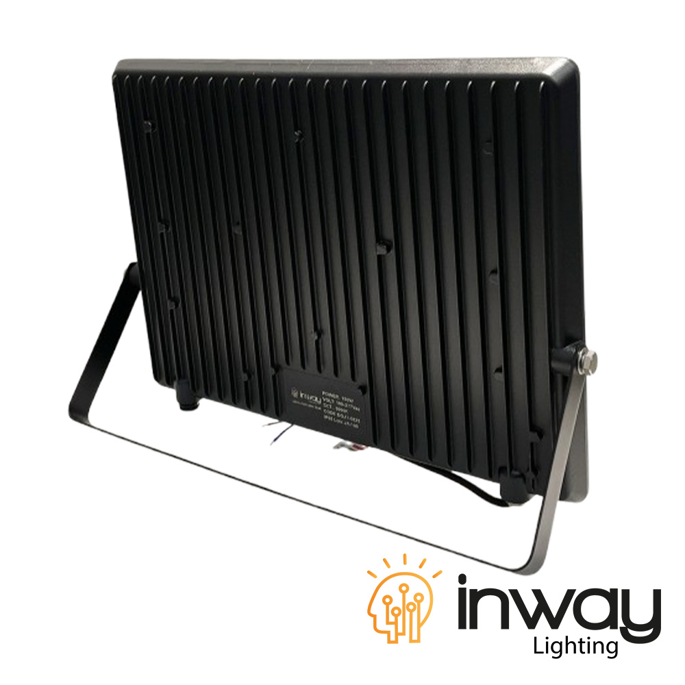 Reflector SMD, 200W, 3000K Blanco Cálido, 100-265Vac, IP65, 90 Grados, Negra, Dimensiones: 315x425x27mm