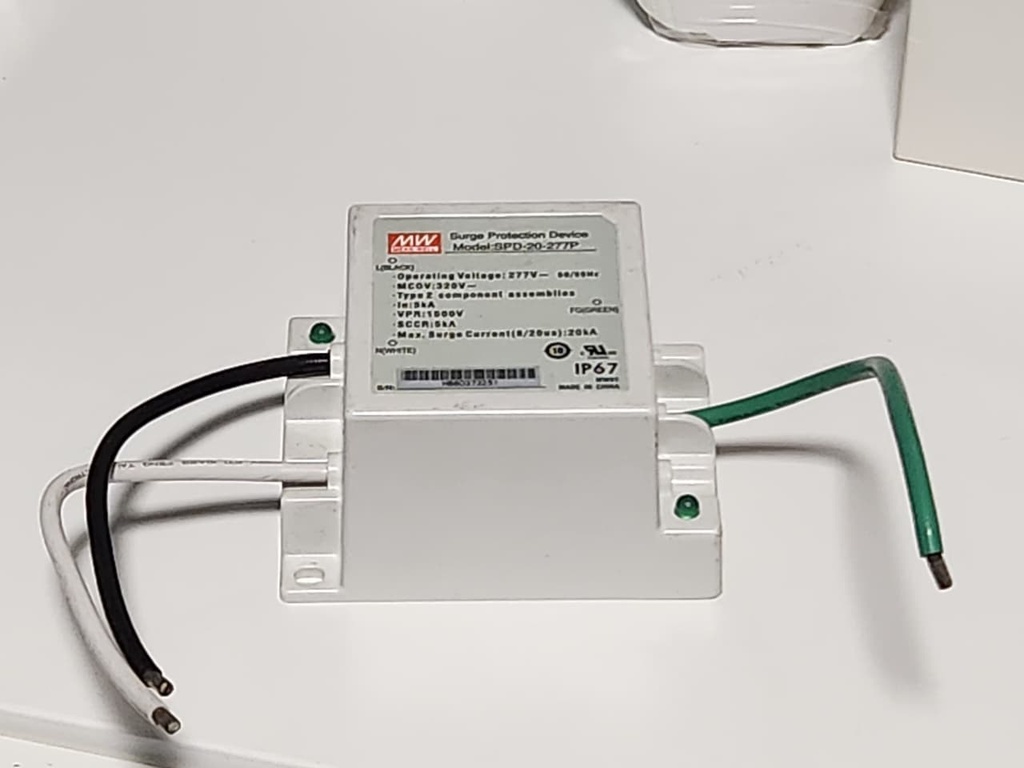 Supresor de Pico p/Driver LED, 277Vac, 20KA, IP67