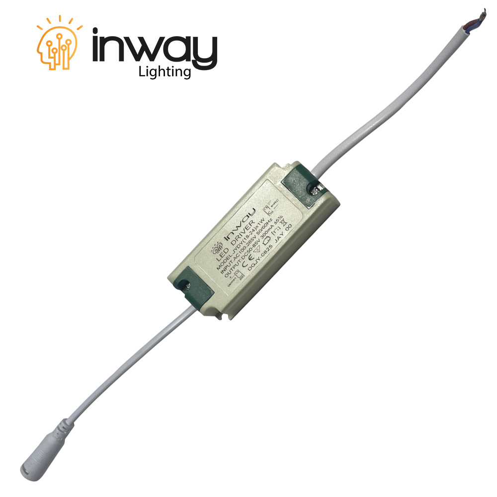 Driver p/Lámpara LED, IP20, 18-24W, 100-265Vac, Output: 50-85Vdc, 300mA