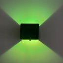 Lámpara LED Decorativa de Pared (aplique) Recargable, Up and Down, 16W, RGB-Múltiple CCT WW 3000K / NW 4000K / CW 6000K, Dimensiones: 100x100x80mm, IP20, Negro