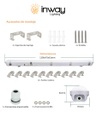 Estanca con Placa Integrada LED, 40W, Múltiple CCT WW 3000K / NW 4000K / CW 6000K, Dimensiones: 1200x70x61mm, Frost, 100-265Vac, IP65, 120 Grados, 110Lm/W