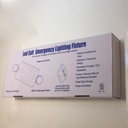 Lámpara de Emergencia con Letrero de Salida, 4.8W, 6000K Blanco Frío, 120-277Vac, Batería: 3.6V, 700mAh, 90 minutos
