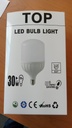 Bombilla LED TOP-T60, 9W, 6000K Blanco Frío, 100-265Vac, E27, Dimensiones: Φxmm, IP20, 270 Grados