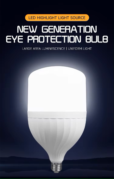 Bombilla LED TOP-T60, 9W, 6000K Blanco Frío, 100-265Vac, E27, Dimensiones: Φxmm, IP20, 270 Grados