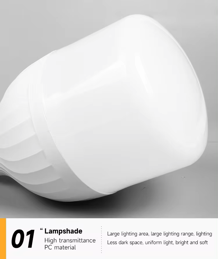 Bombilla LED TOP-T60, 9W, 6000K Blanco Frío, 100-265Vac, E27, Dimensiones: Φxmm, IP20, 270 Grados