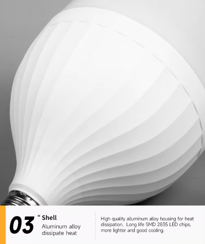 Bombilla LED TOP-T60, 9W, 6000K Blanco Frío, 100-265Vac, E27, Dimensiones: Φxmm, IP20, 270 Grados
