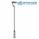 Lámpara Garden Light LED Modular GL1A-1, 60W, 1 Módulo, 3000K Blanco Cálido, M33A-VBA (1x18pcs), 2190, 90 Grados, SANAN 5050, 72,000 horas de vida útil, Base: 60-70mm, IP68, Gris Oscuro