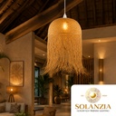 Lámpara Decorativa Artesanal, Duza, Colgante, E27, Dimensiones: Φ400xH700mm, Material: Bamboo