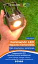 Reflector COB LED, 6.5W, 3000K Blanco Cálido, 100-265Vac, IP65, 30 Grados, Dimensiones: 65x65x100mm, Gris Oscuro, Material: Aluminio